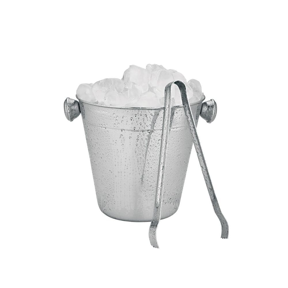Balde Para Gelo com Pegador Aço Inox Prime 1200ml - Tuut