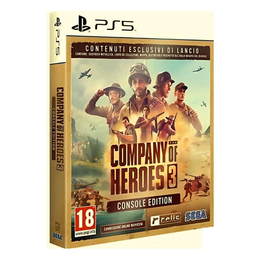 Jogo Company Of Heroes 3 Console Edition Ps5 Steelbook