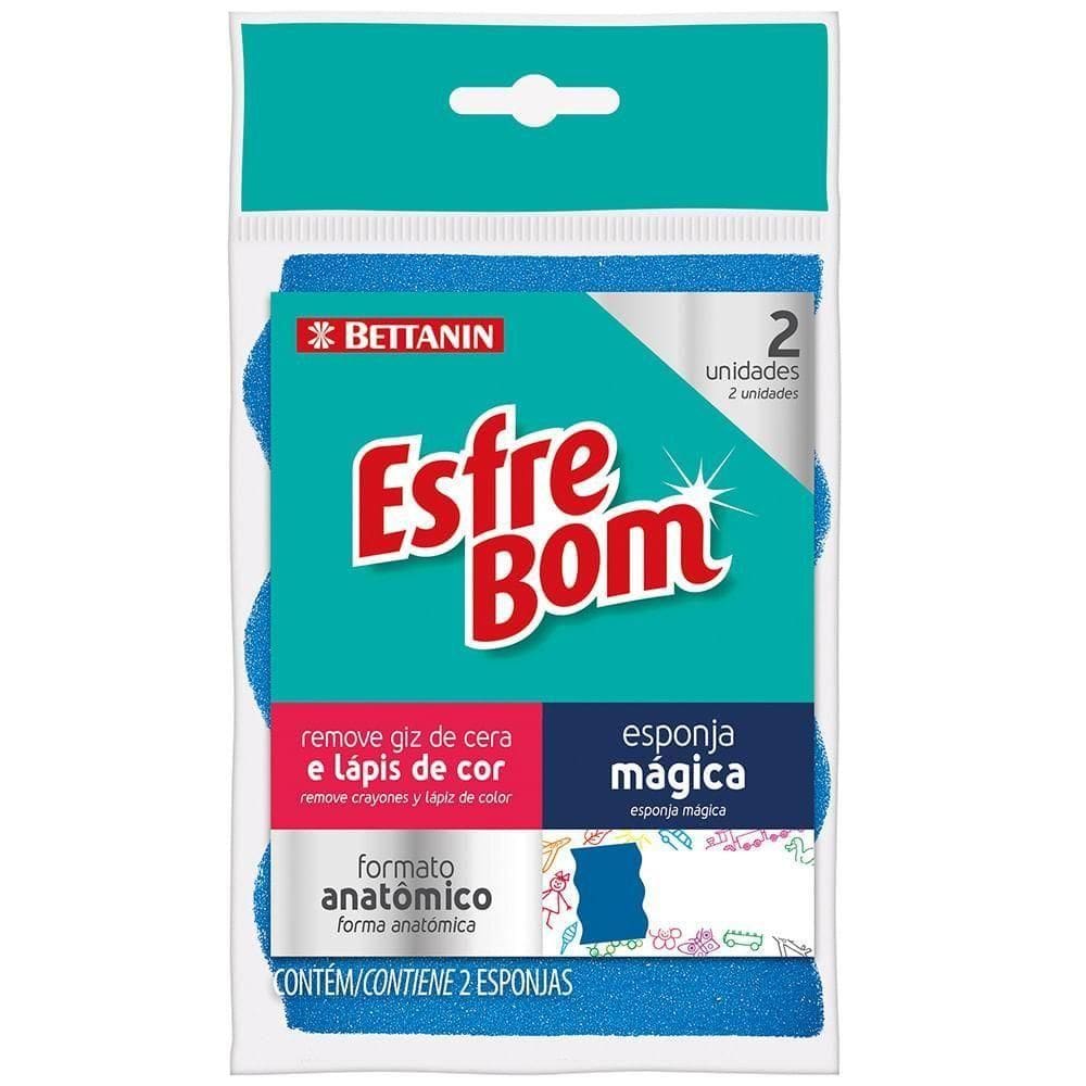 Esponja Mágica Esfrebom Bettanin 2 Unidades
