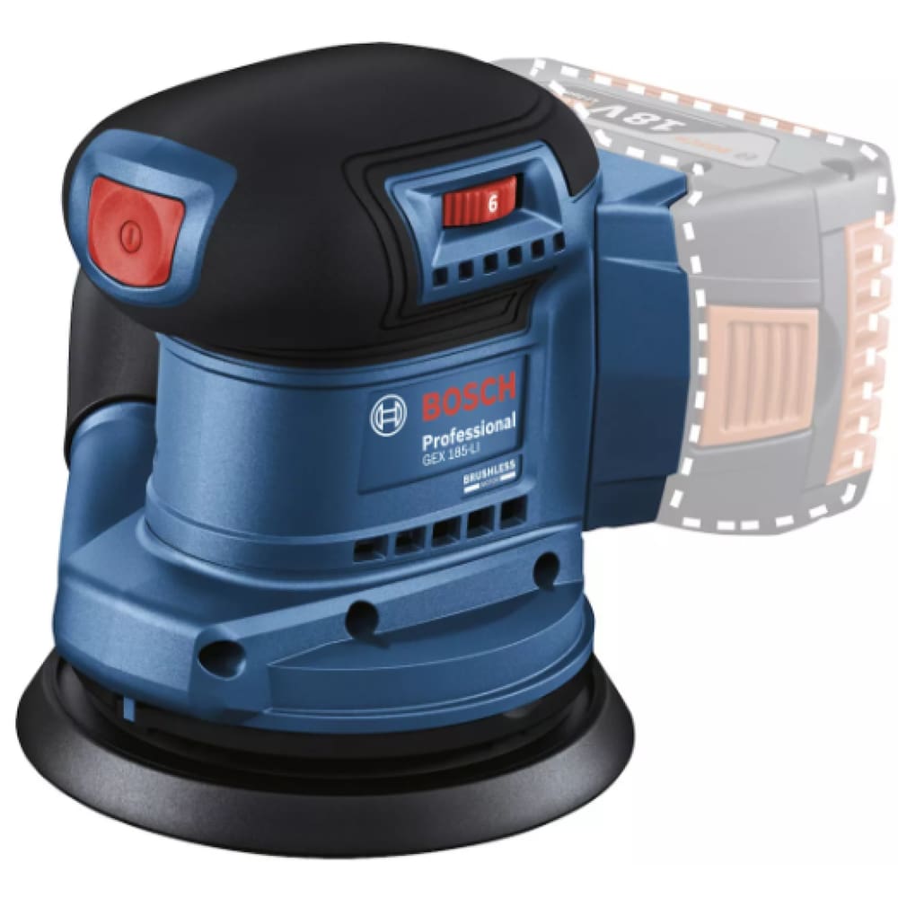 Lixadeira Orbital Gex 185-li 18v S/ Bateria BOSCH 06013A50E0