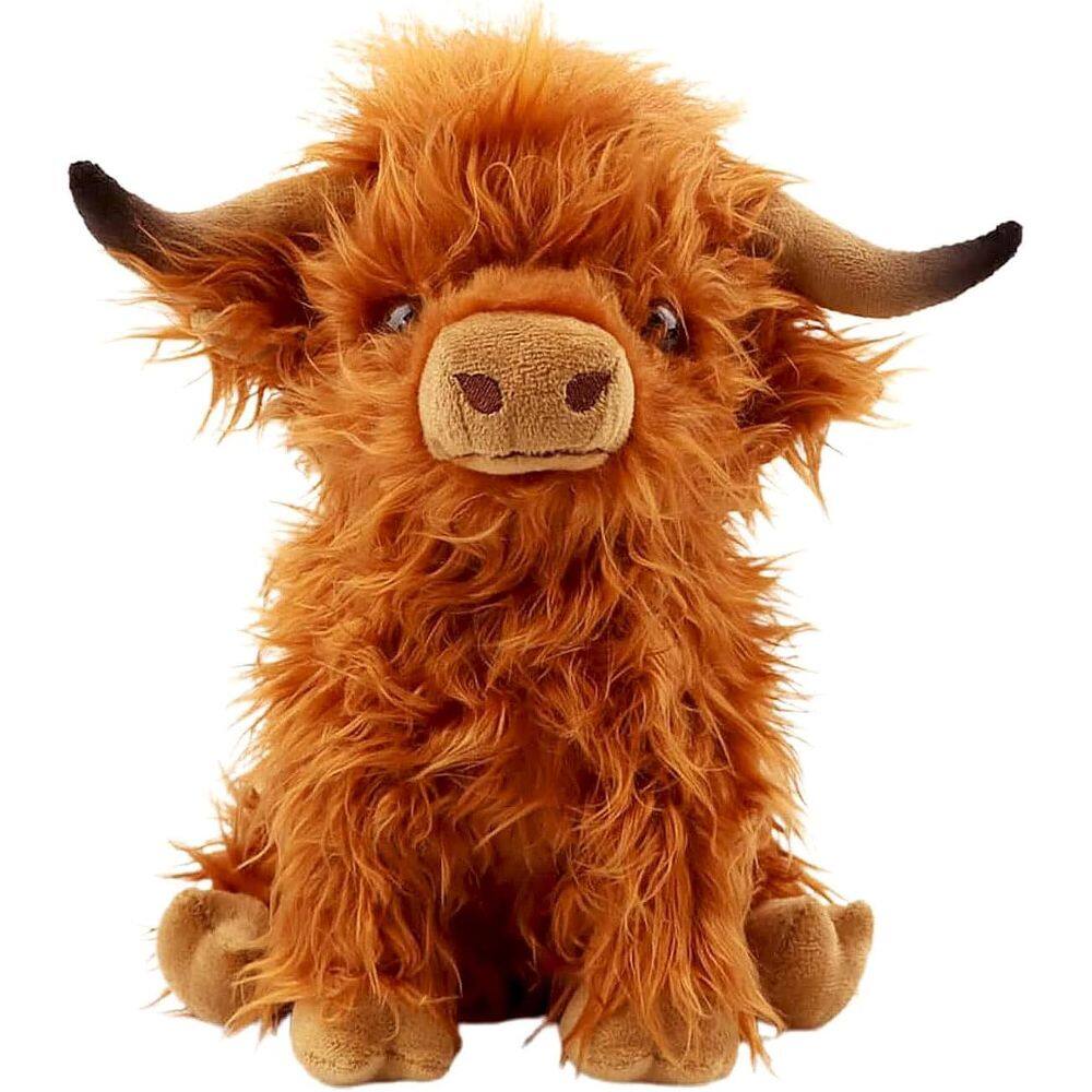 Brinquedo de pelúcia Banker Highland Cow Plush 27 cm marrom