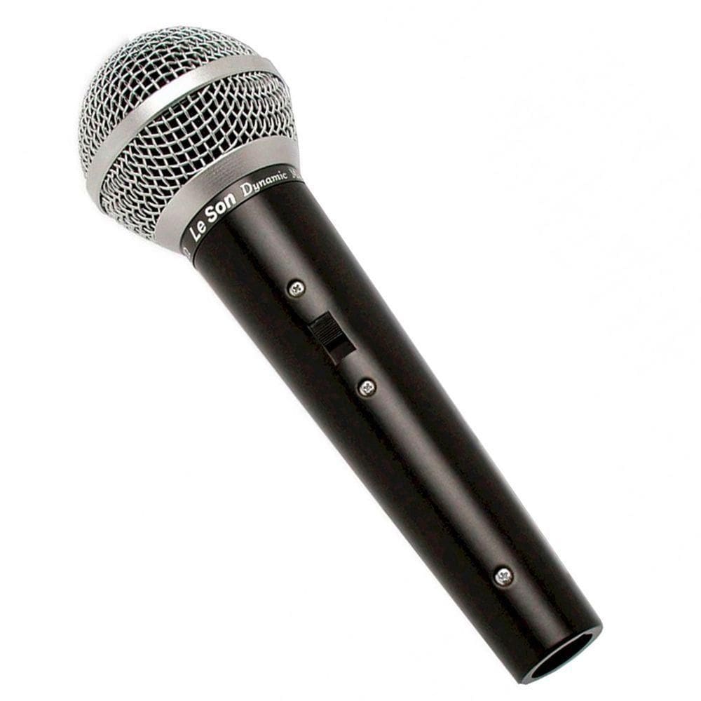 Microfone Ls-50 Leson Metalico Cardioide Cabo 5m Chave...