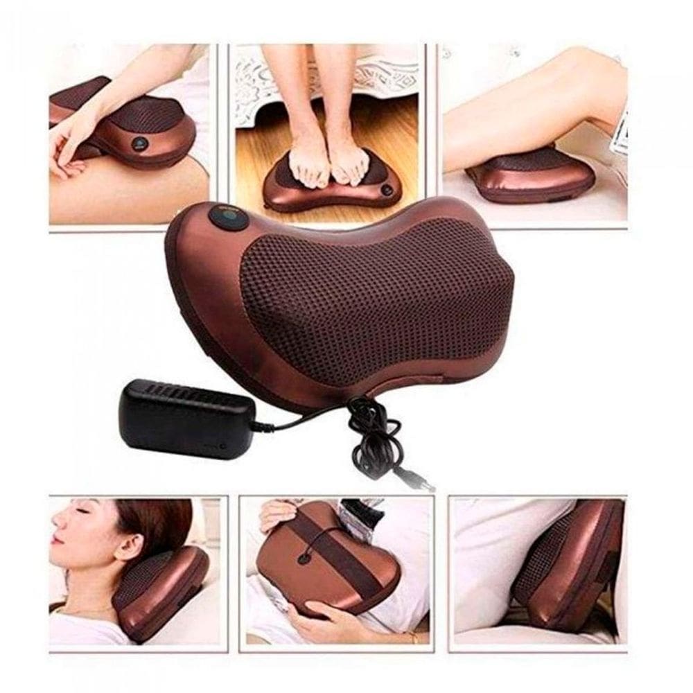 Encosto Massageador Eletrônico Dores Musculares Na Lombar