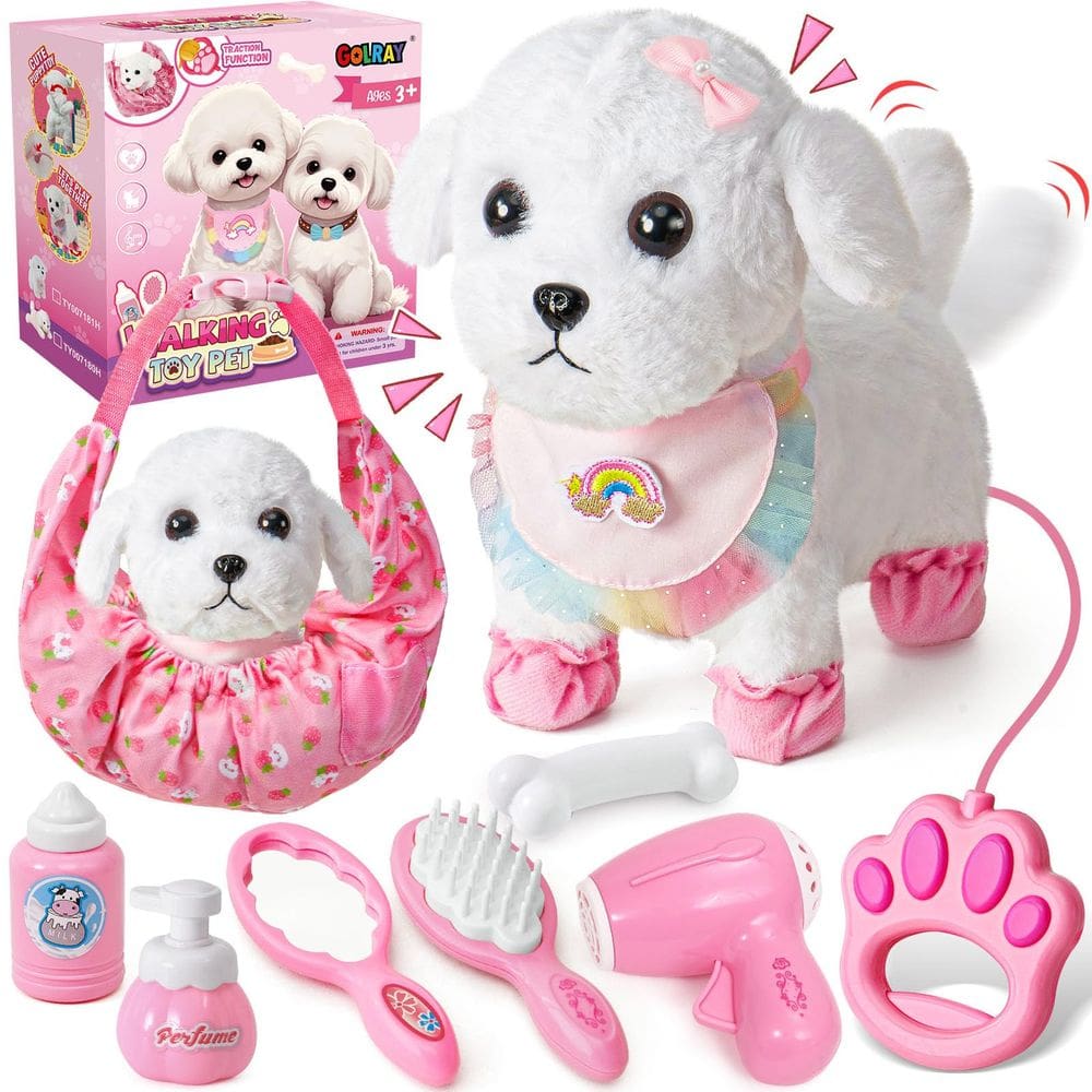 Pelúcia interativa eletrônica de controle remoto Toy Dog Golray