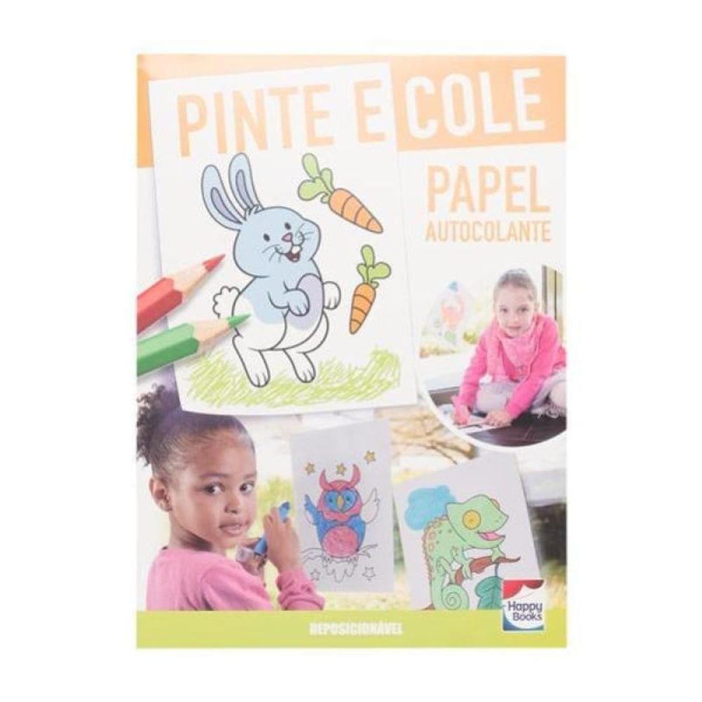 Pinte E Cole: Alaranjado