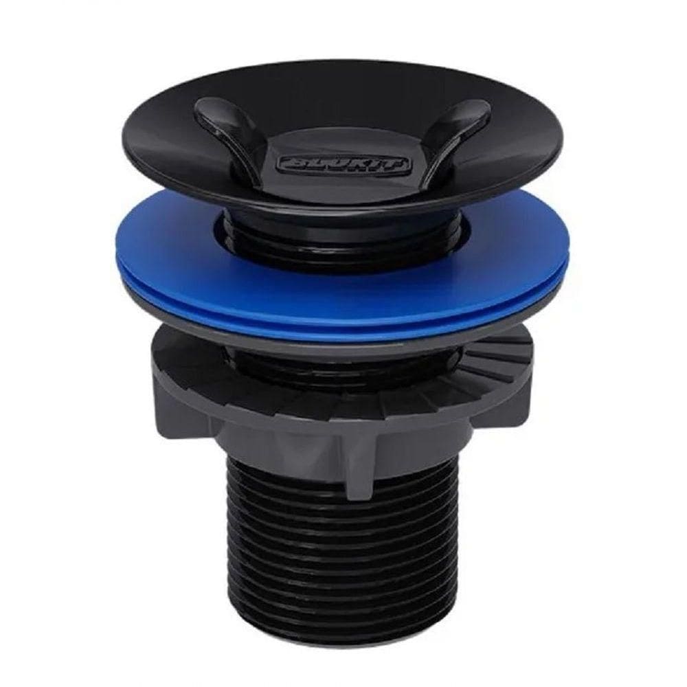 Válvula De Escoamento Para Lavatório Blukit 101645 - Preto