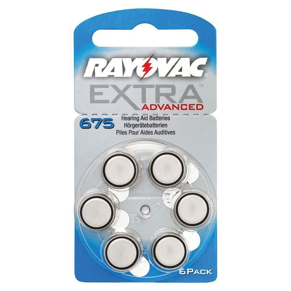 Pilhas Auditivas Rayovac Sem Mercurio Tamanho 675 Com 6...