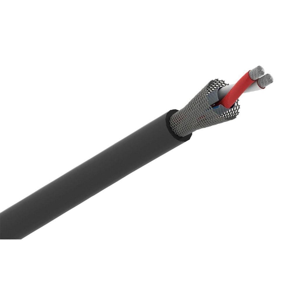 Cabo De Microfone X30 0,30mm 100 Mt Preto