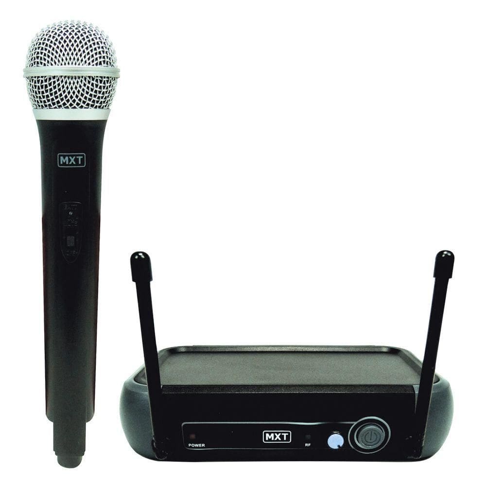 Microfone Sem Fio Mxt Uhf202-201 Frequencia 686.1mhz