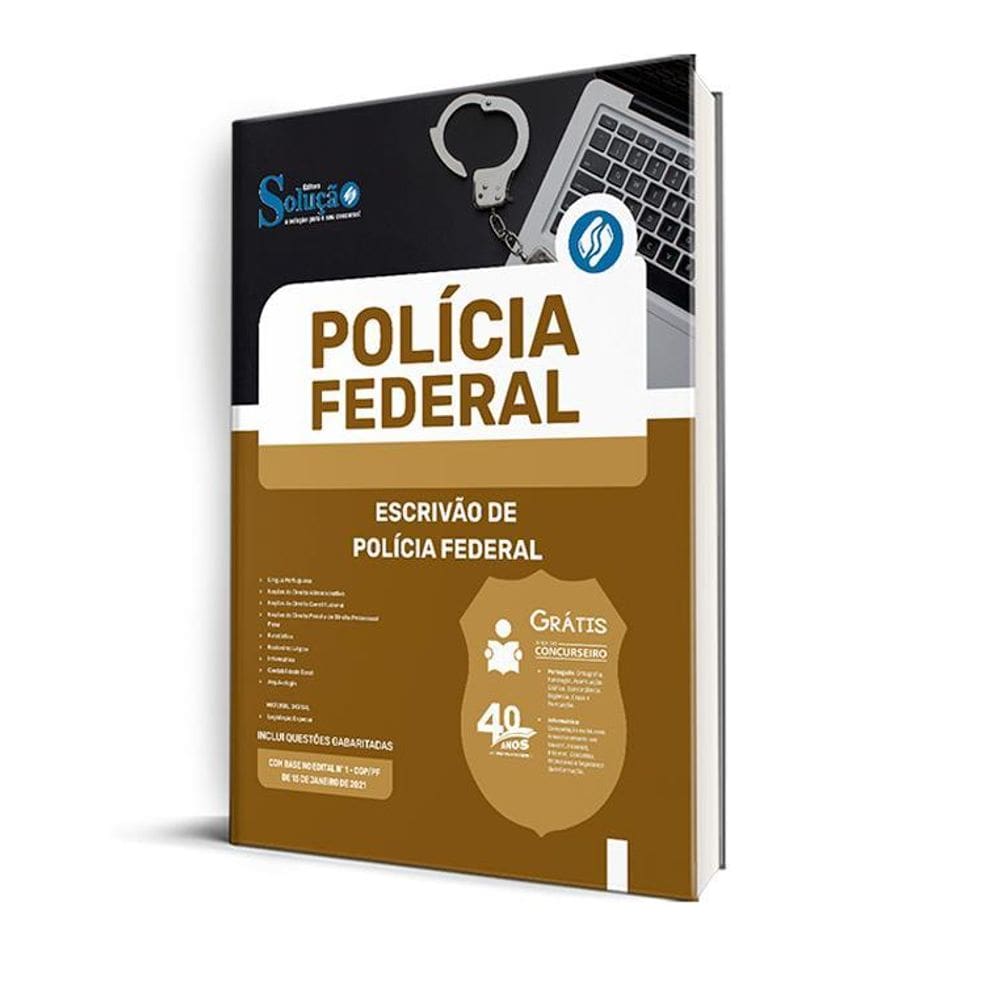 Apostila Polícia Federal Pf 2025 - Escrivão Polícia Federal