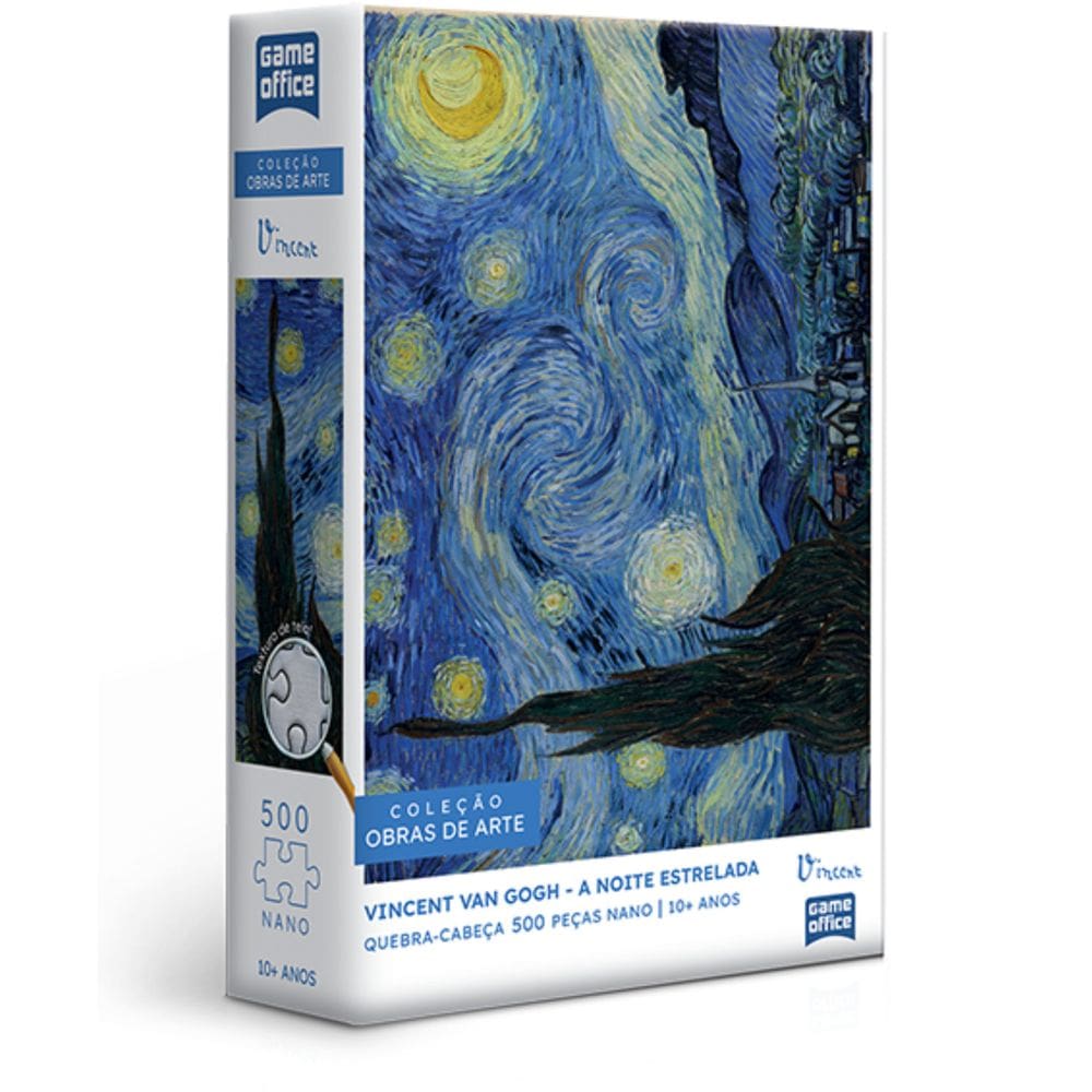 Vincent Van Gogh – A Noite Estrelada – Quebra-cabeça 500 peças nano