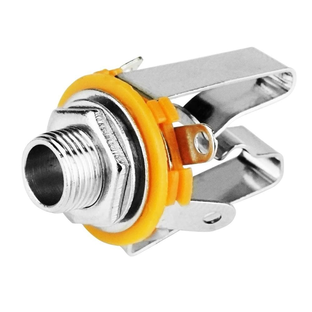 Conector Jack P10 Estéreo Fechado Para Painel E Instrumento