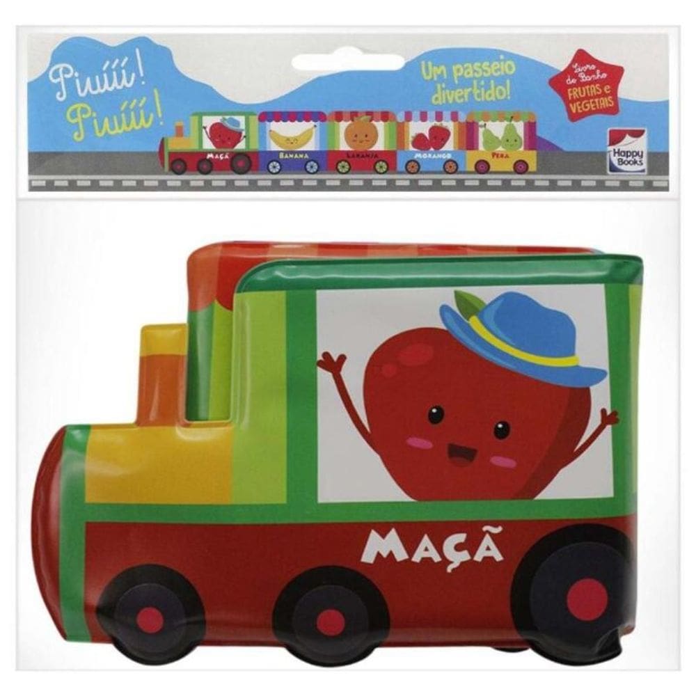 Passeio Divertido - Livro de Banho - Frutas e Vegetais