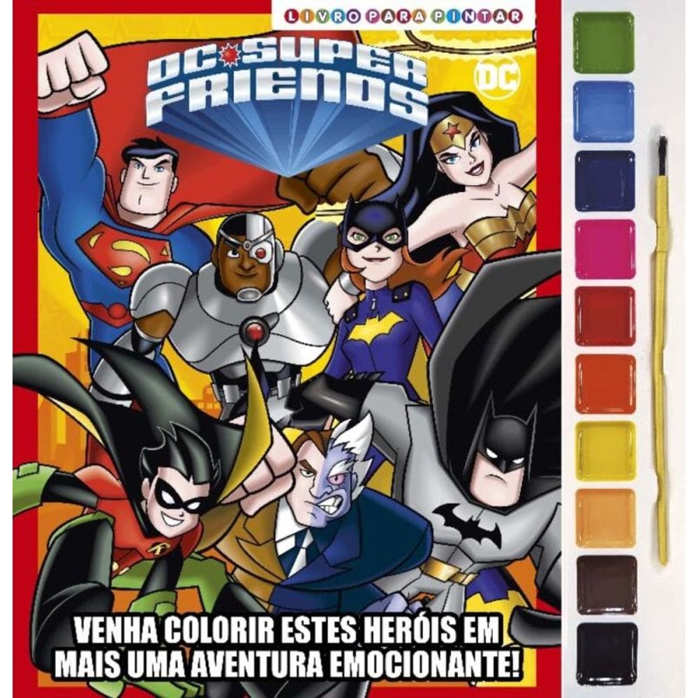 Livro Para Pintar - DC Super Friends