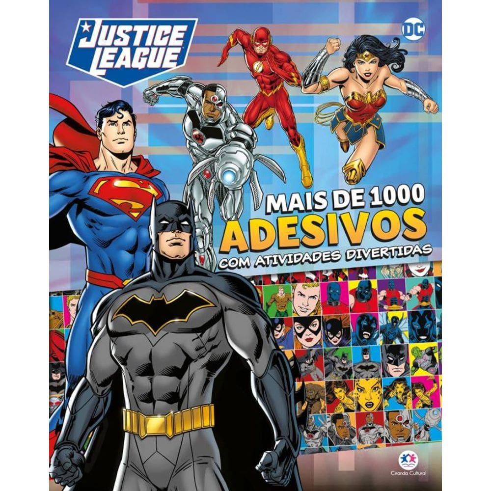 Liga da Justiça - Mais de 1000 adesivos