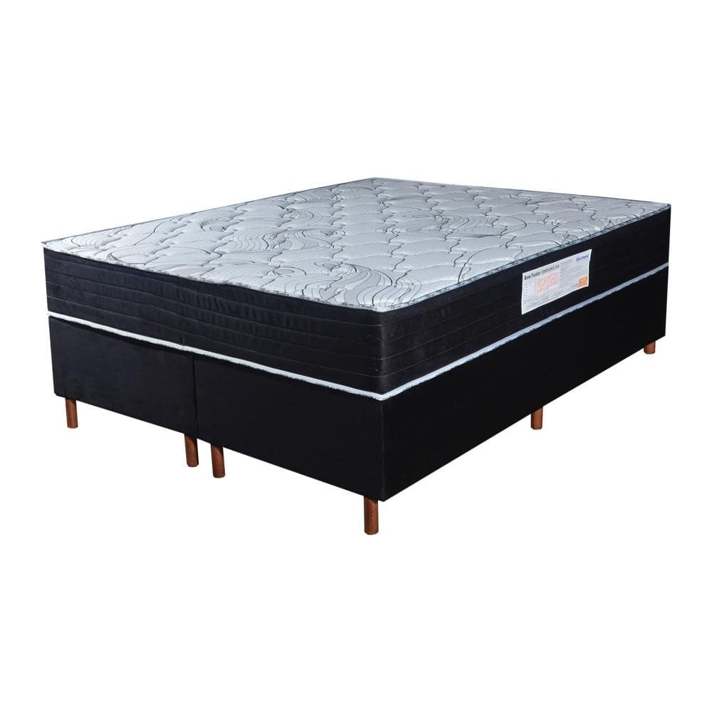 Colchão Queen D45 Famille + Base 158x188x68