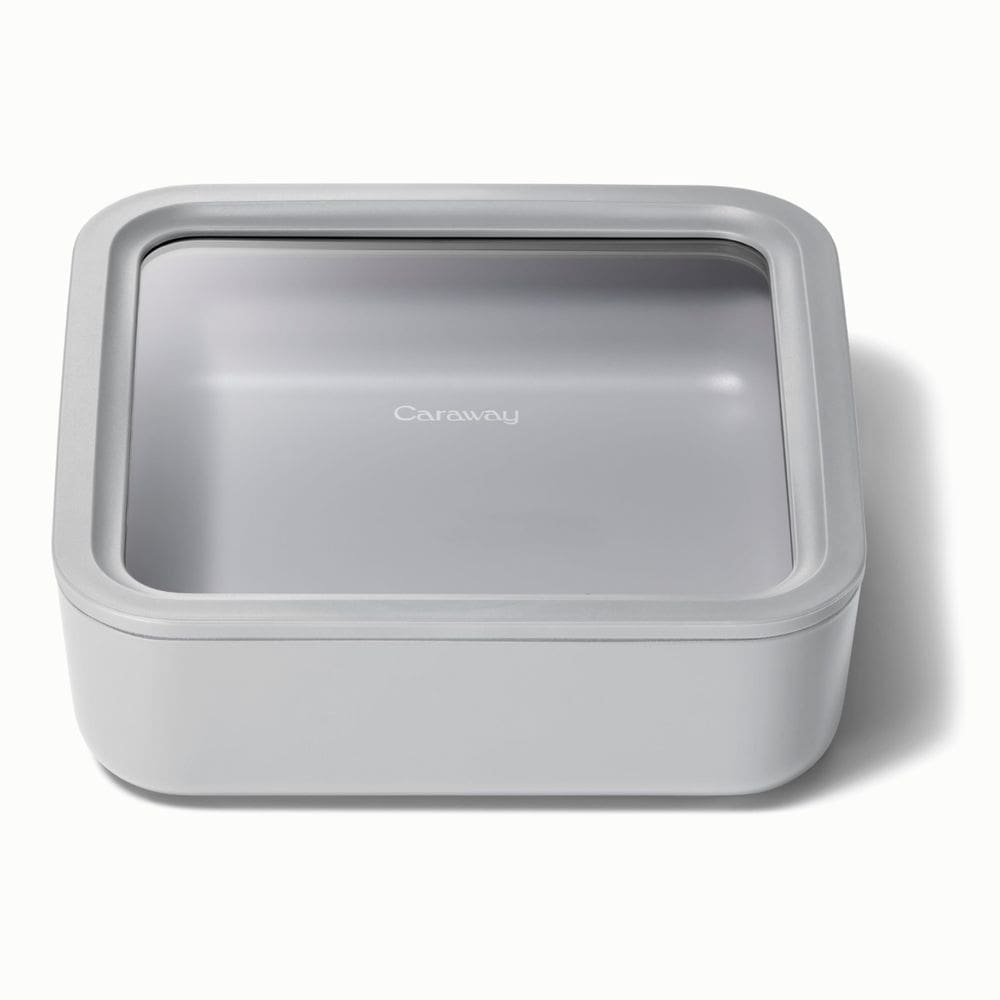 Recipiente de 2,4 L de vidro de alcaravia para armazenamento de alimentos com revestimento cerâmico