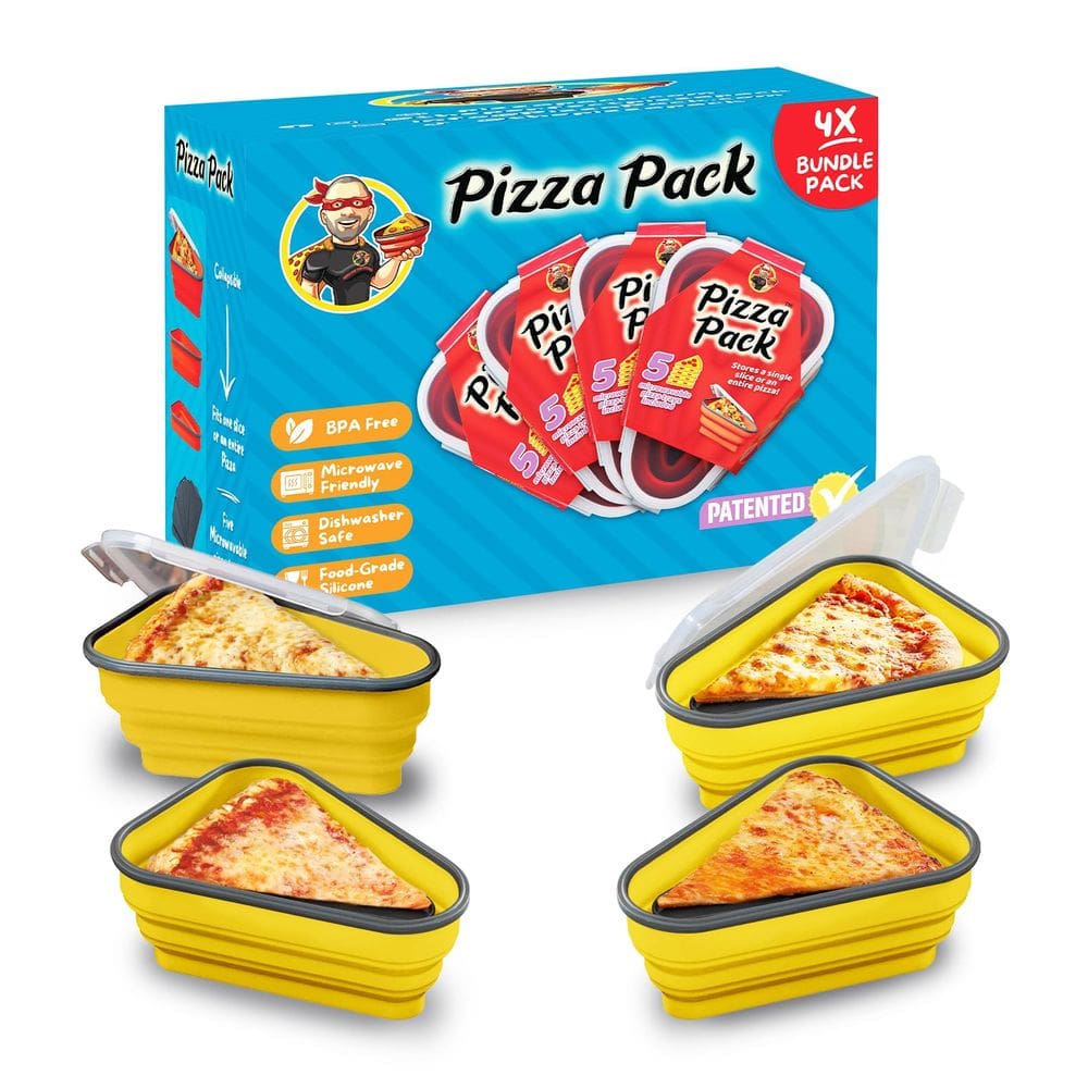 Pizza Pack O recipiente de armazenamento de pizza reutilizável perfeito