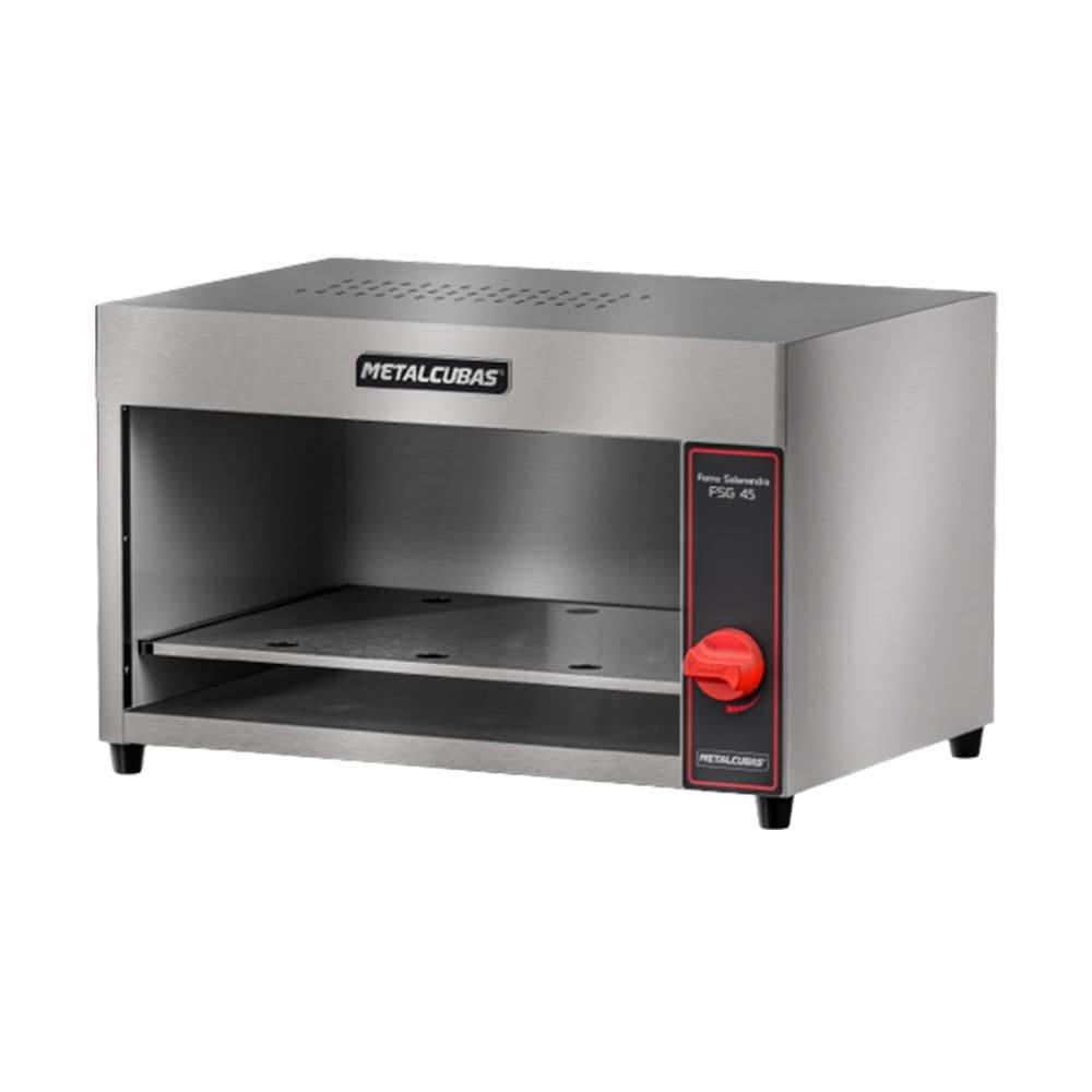 Forno Gratinador Salamandra Metalcubas a Gás 45 Litros FSG 45