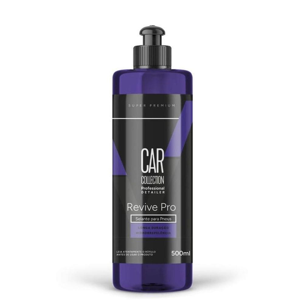 Car Collection Revive Pro Selante Pretinho Para Pneus 500Ml