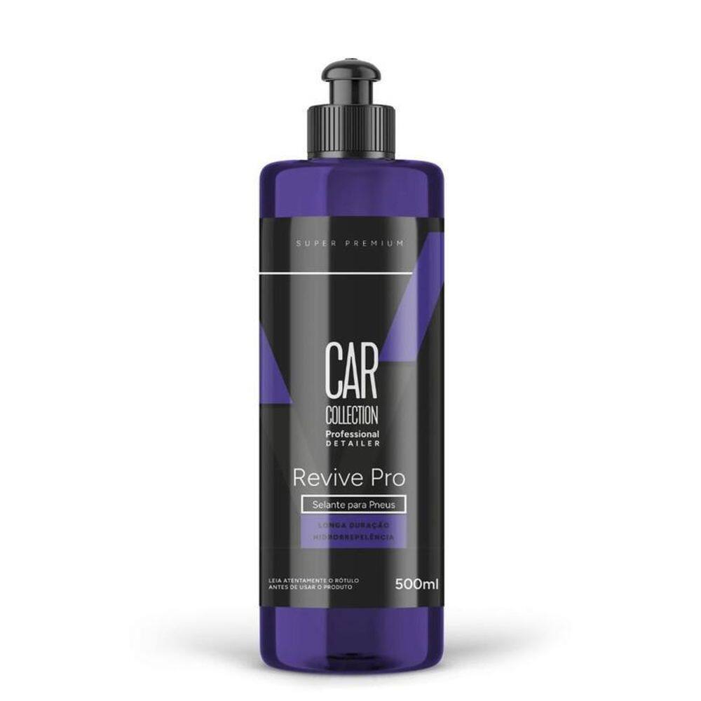 Car Collection Revive Pro Selante Pretinho Para Pneus 500Ml
