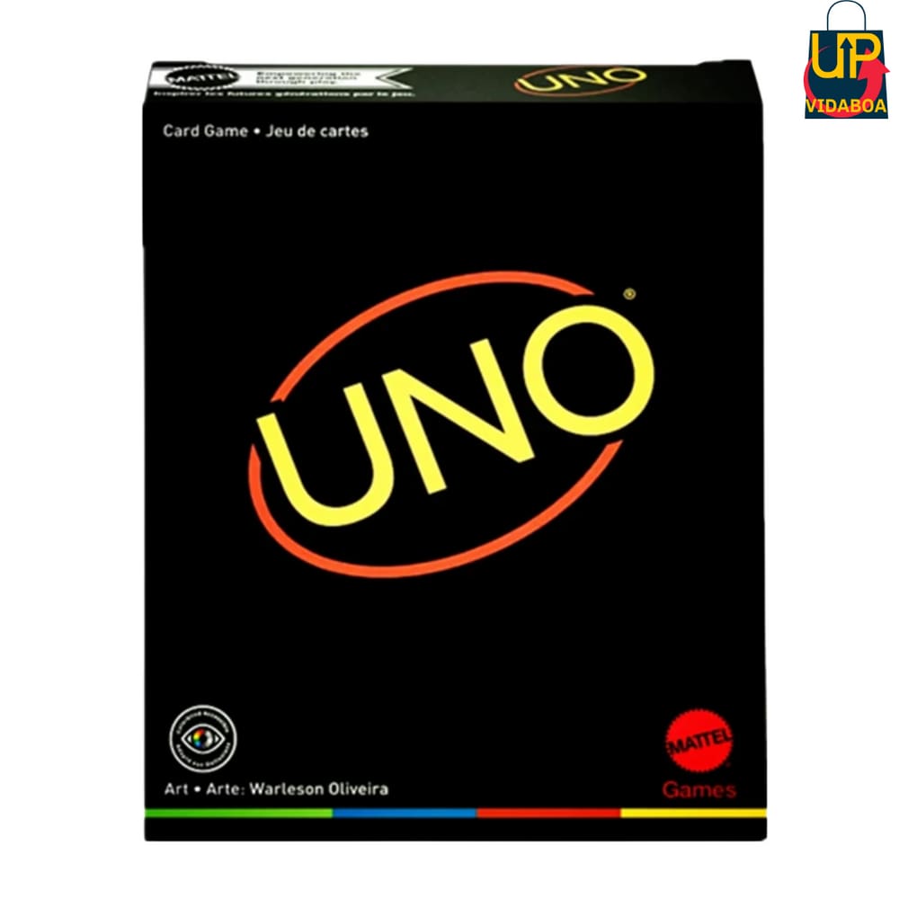 Jogo de Cartas UNO - Minimalista preto