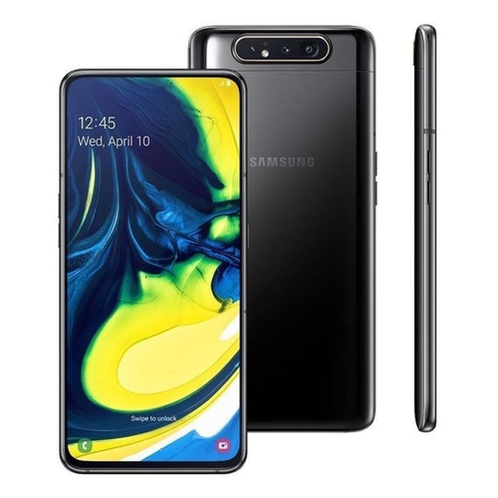 Usado: Samsung A80 128 GB Preto - Muito Bom