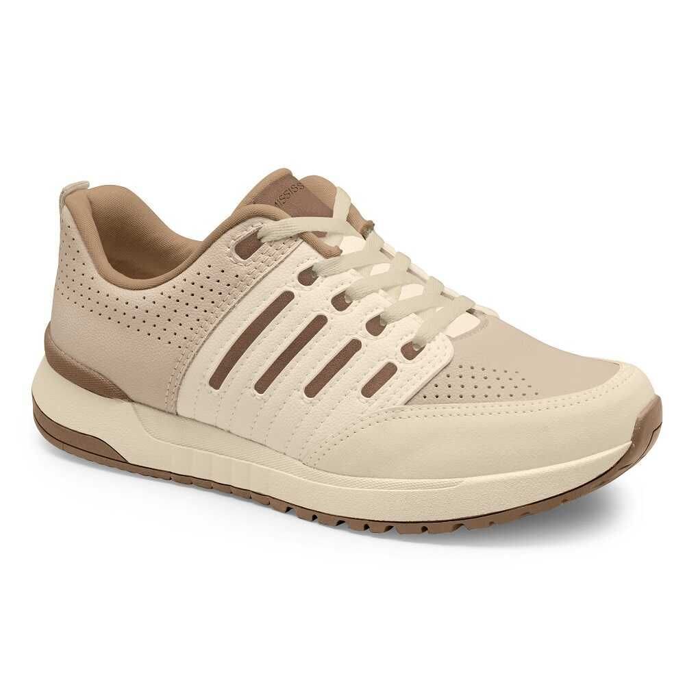 Tênis Casual Mississipi ME951 Feminino - Bege