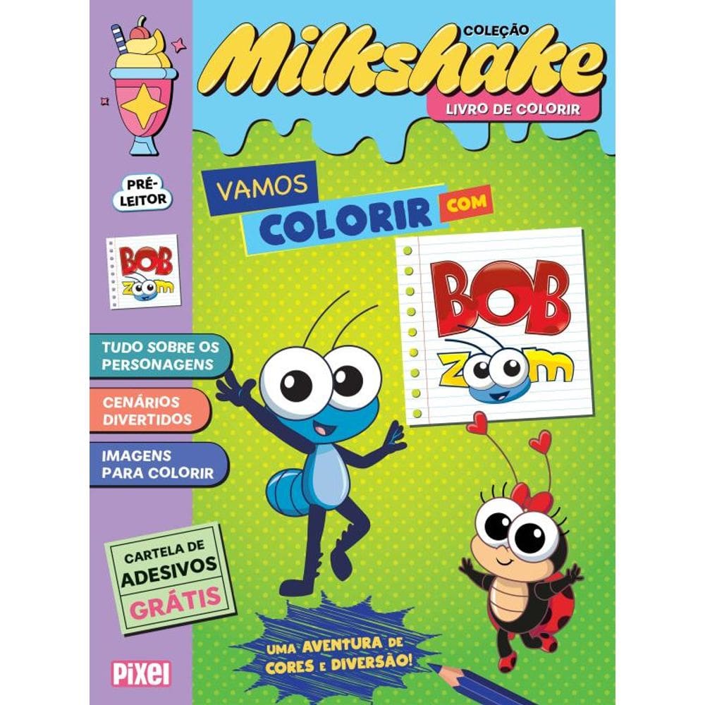Vamos colorir com Bob Zoom: Uma aventura de cores e diversão!