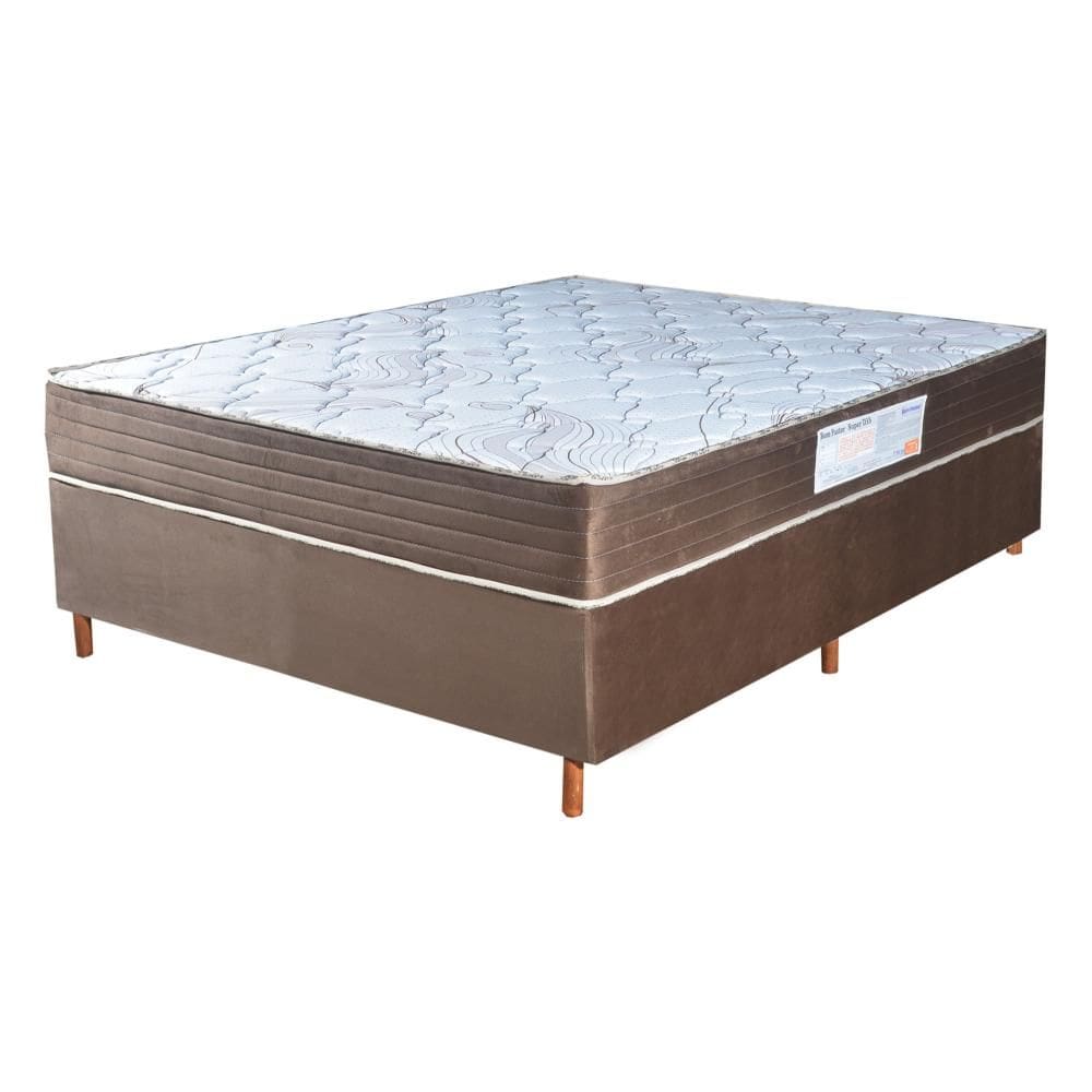 Colchão Casal D33 Bristol + Base 138X188X62