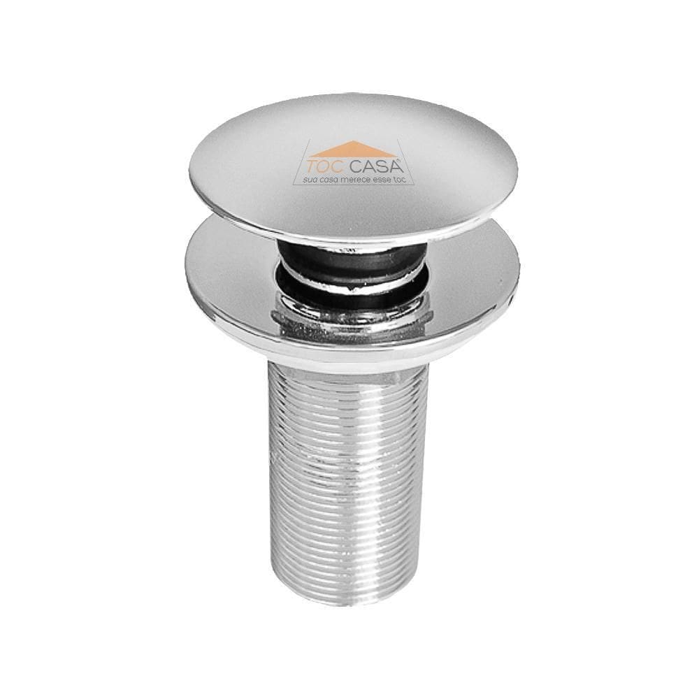 Válvula Click Inox Cuba, Bidê Ou Tanque 4Cm Ou 40Mm