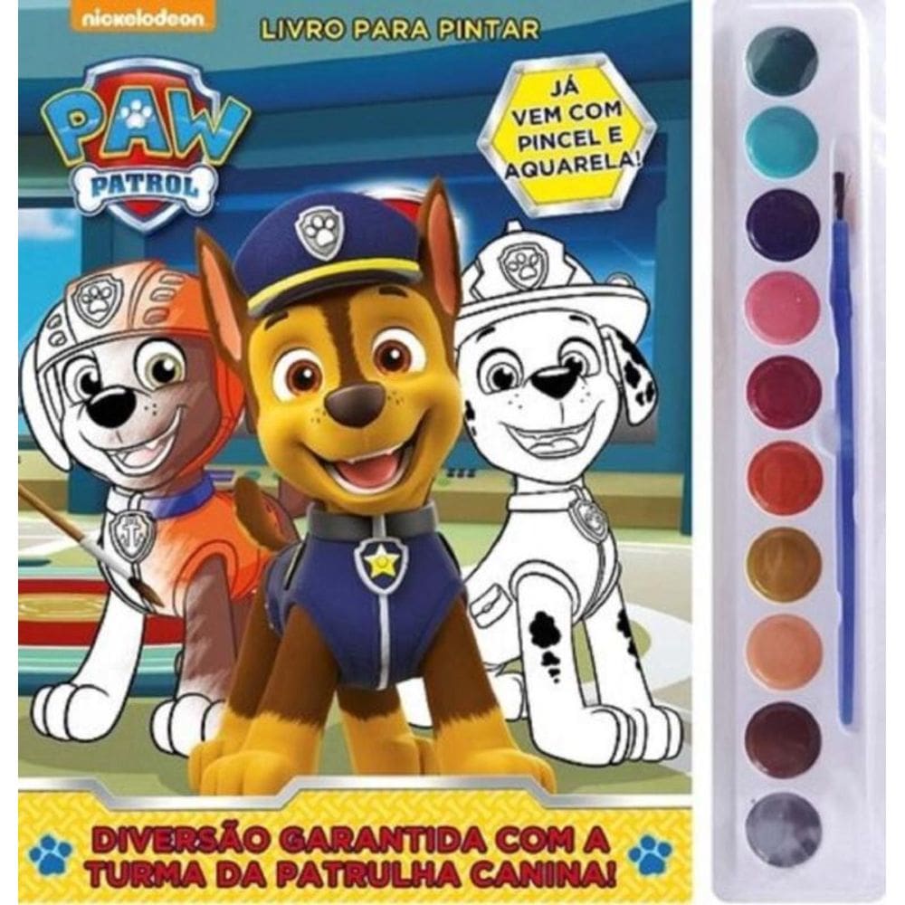 Livro Para Pintar Patrulha Canina 02