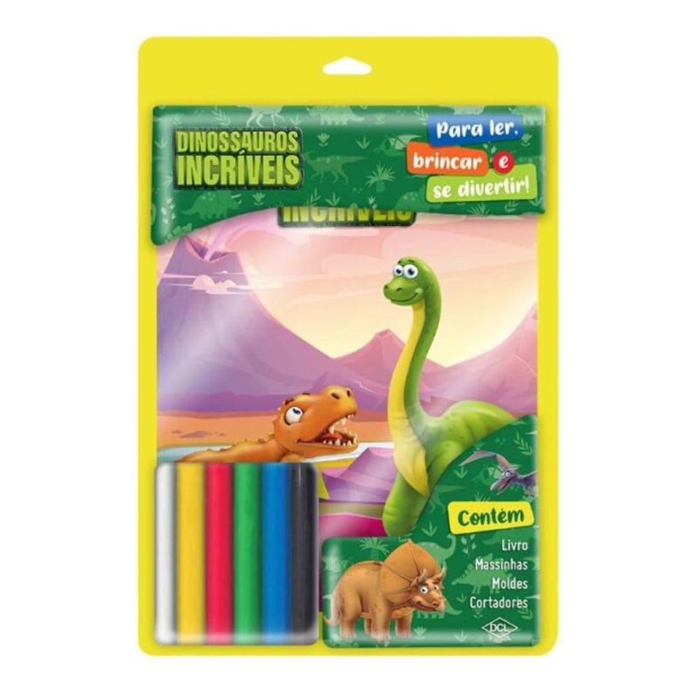 Massinha Divertida - Dinossauros - Blister