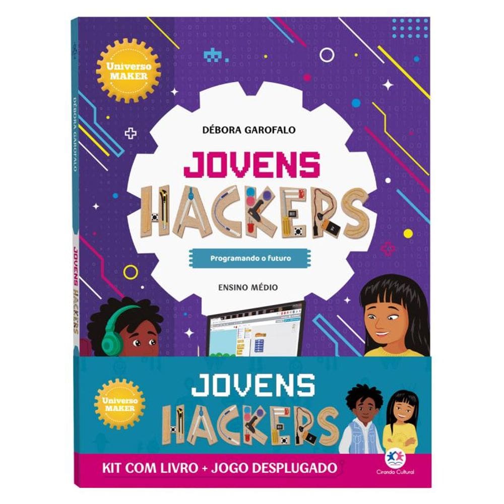Jovens Hackers - Kit Com Livro + Jogo Desplugado
