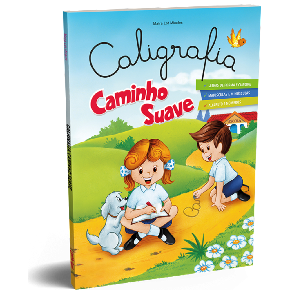 Caligrafia Caminho Suave: Letra de Fôrma e Letra Cursiva - Alfabetização Infantil