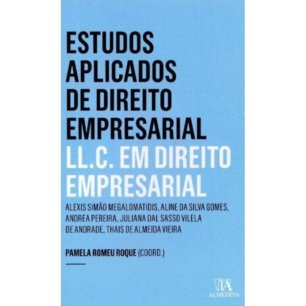 Estudos Aplicados de Direito Empresarial - LL.C. em Direito Empresarial