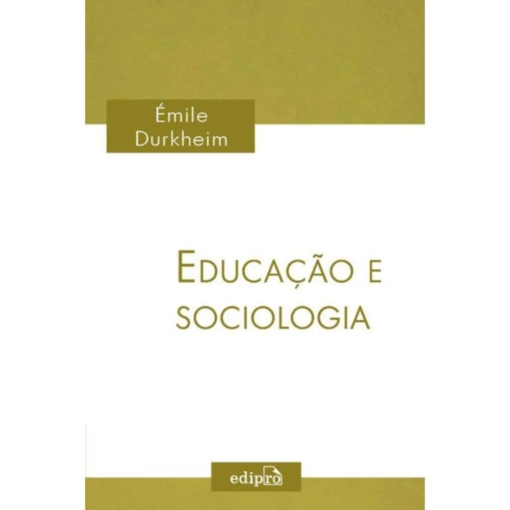 Educação e Sociologia