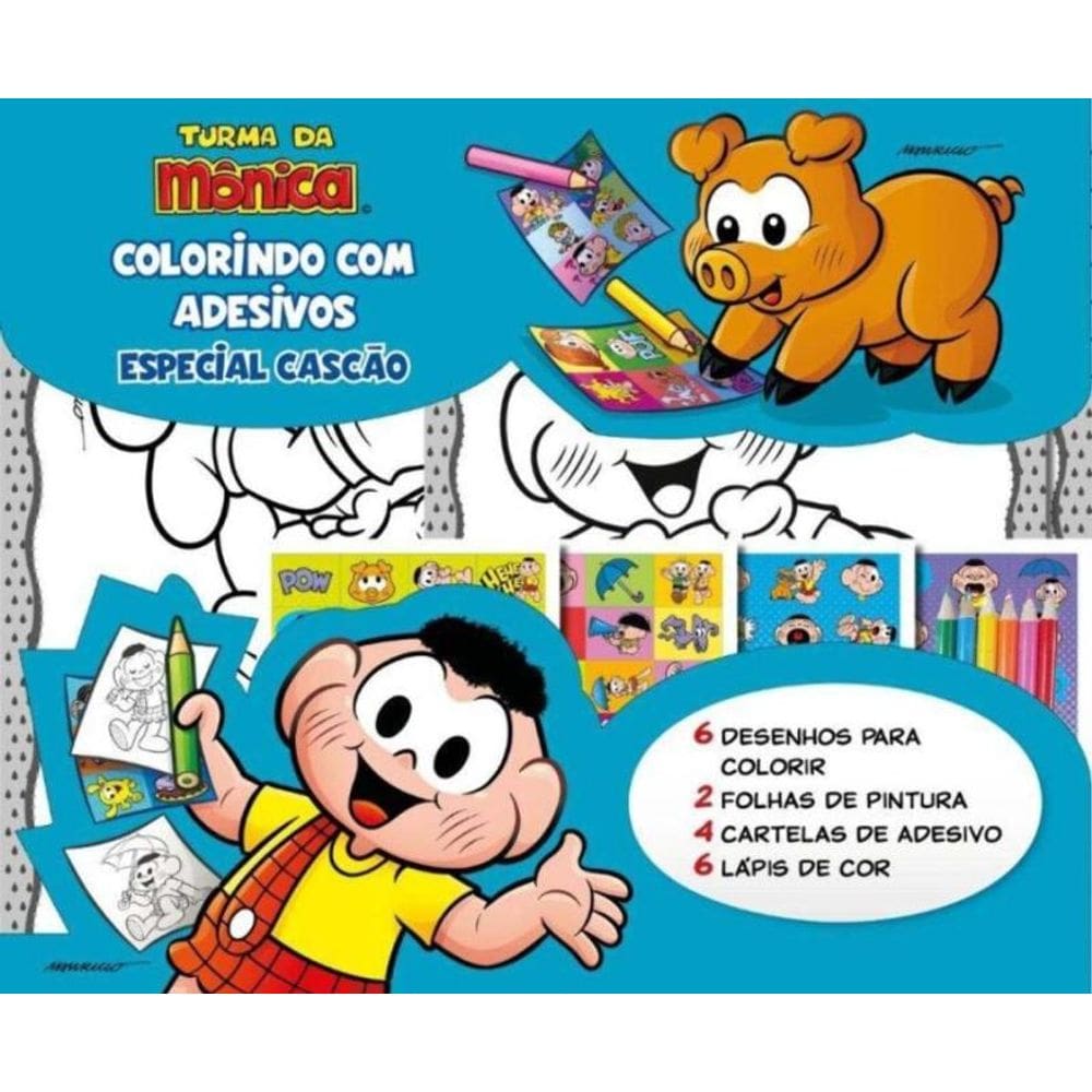 Turma Da Monica - Colorindo C.Ades.Esp. -Cascao