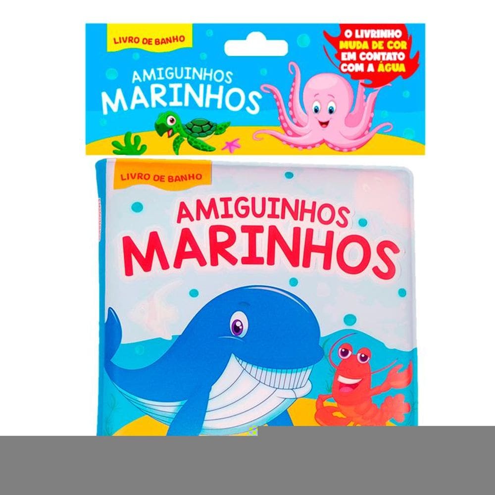 Amiguinhos Marinhos Livro de Banho
