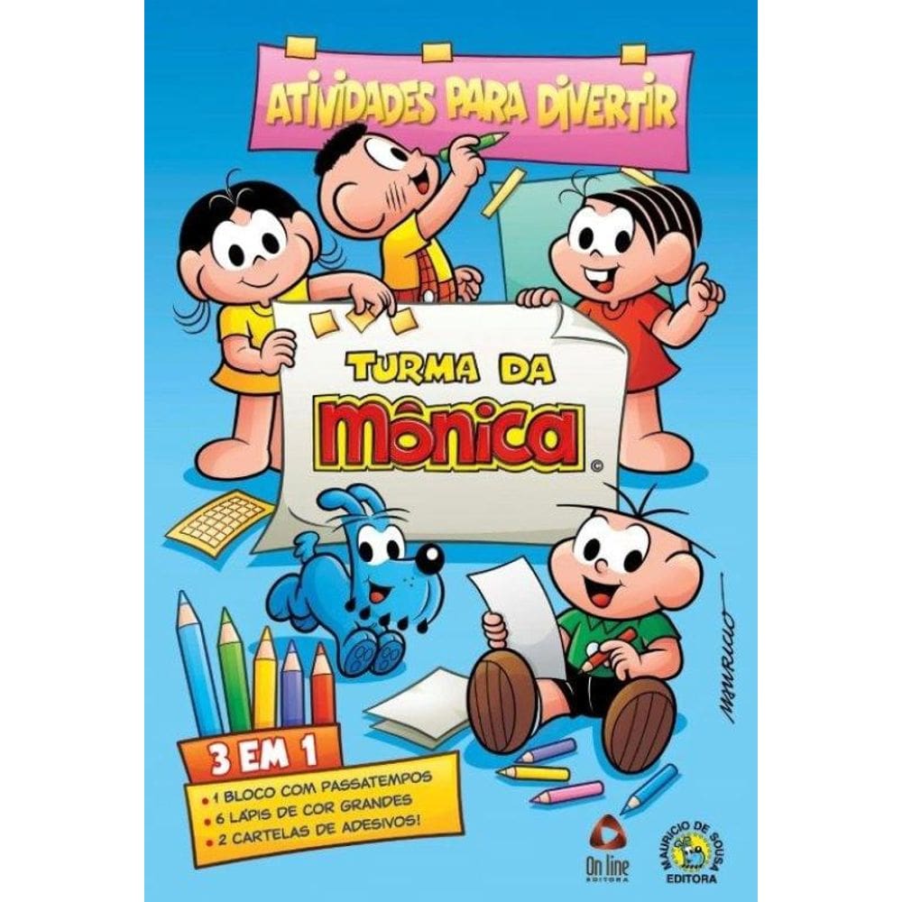 Turma da Mônica Atividades para Divertir