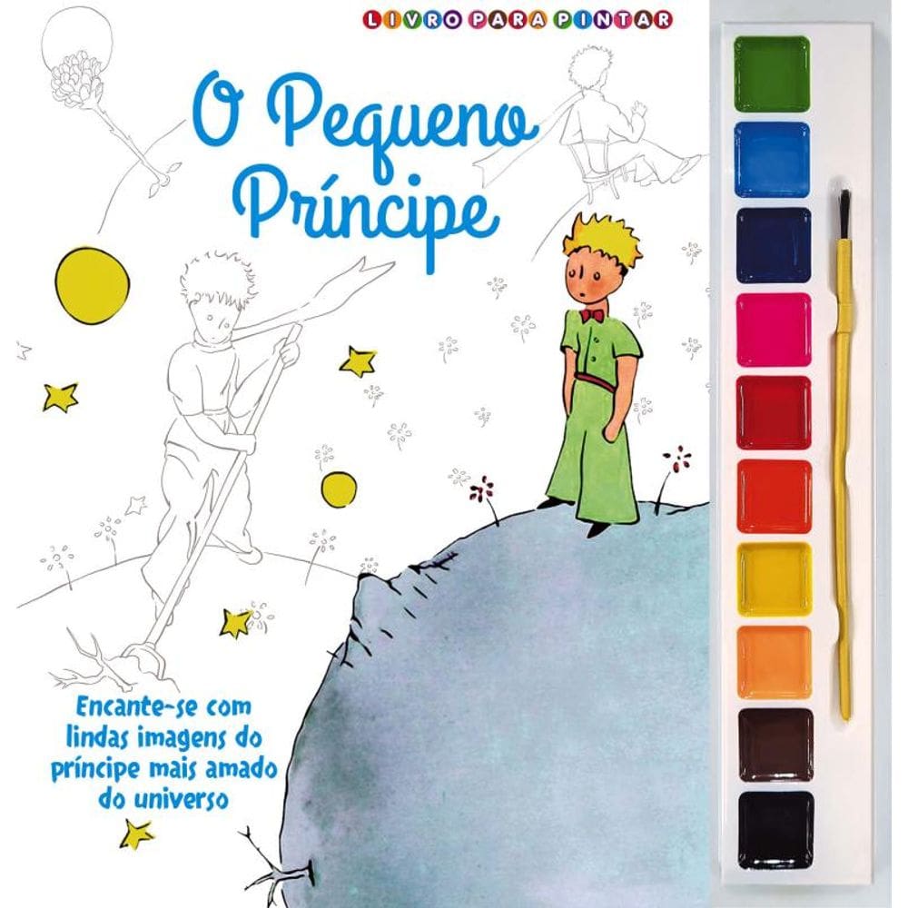 O Pequeno Príncipe Livro para Pintar com Aquarela