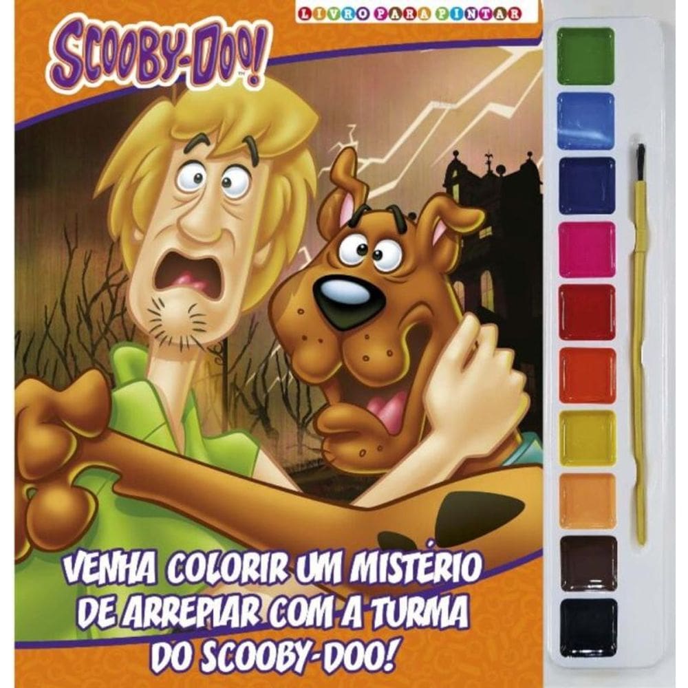 Scooby-Doo Livro Para Pintar Com Aquarela