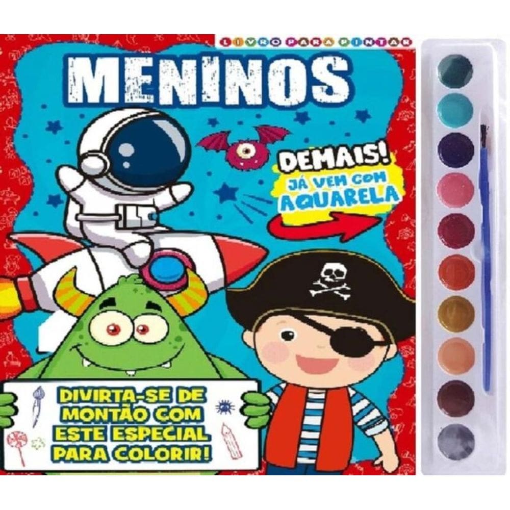 Meninos - Livro Para Colorir