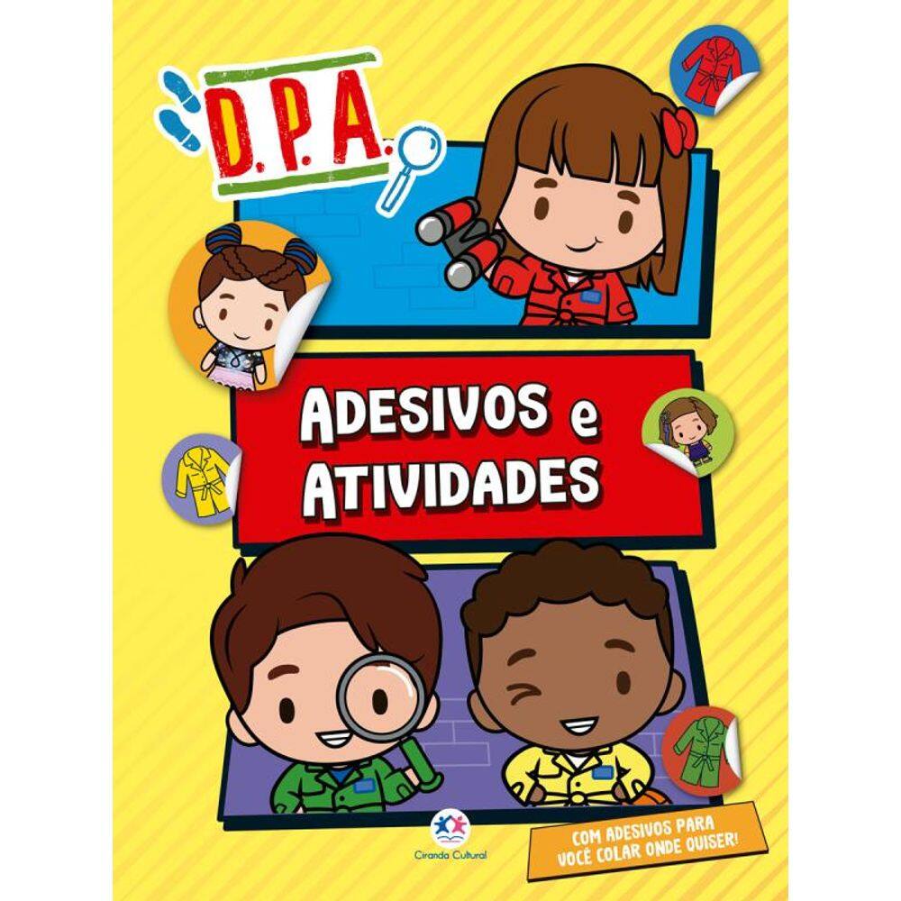 Detetives do Prédio Azul - Adesivos e atividades