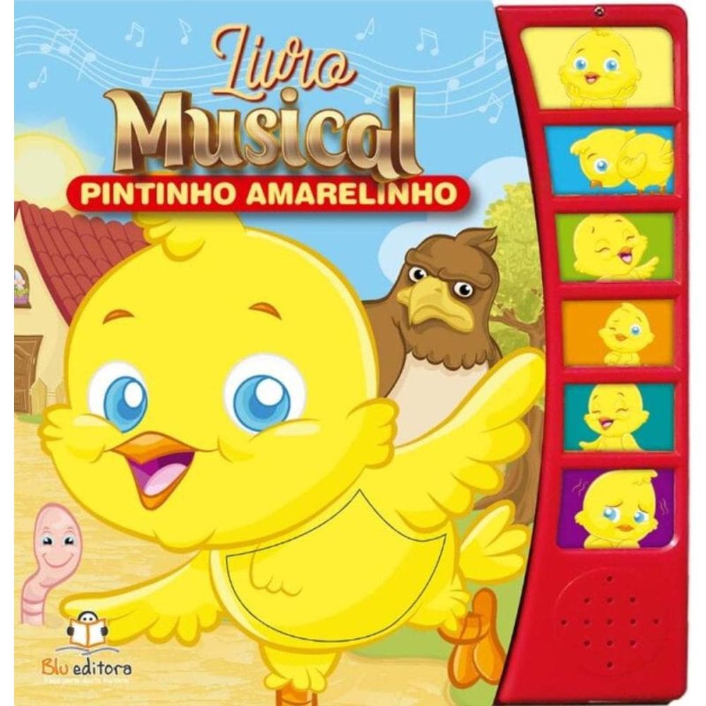Livro Musical: Pintinho Amarelinho