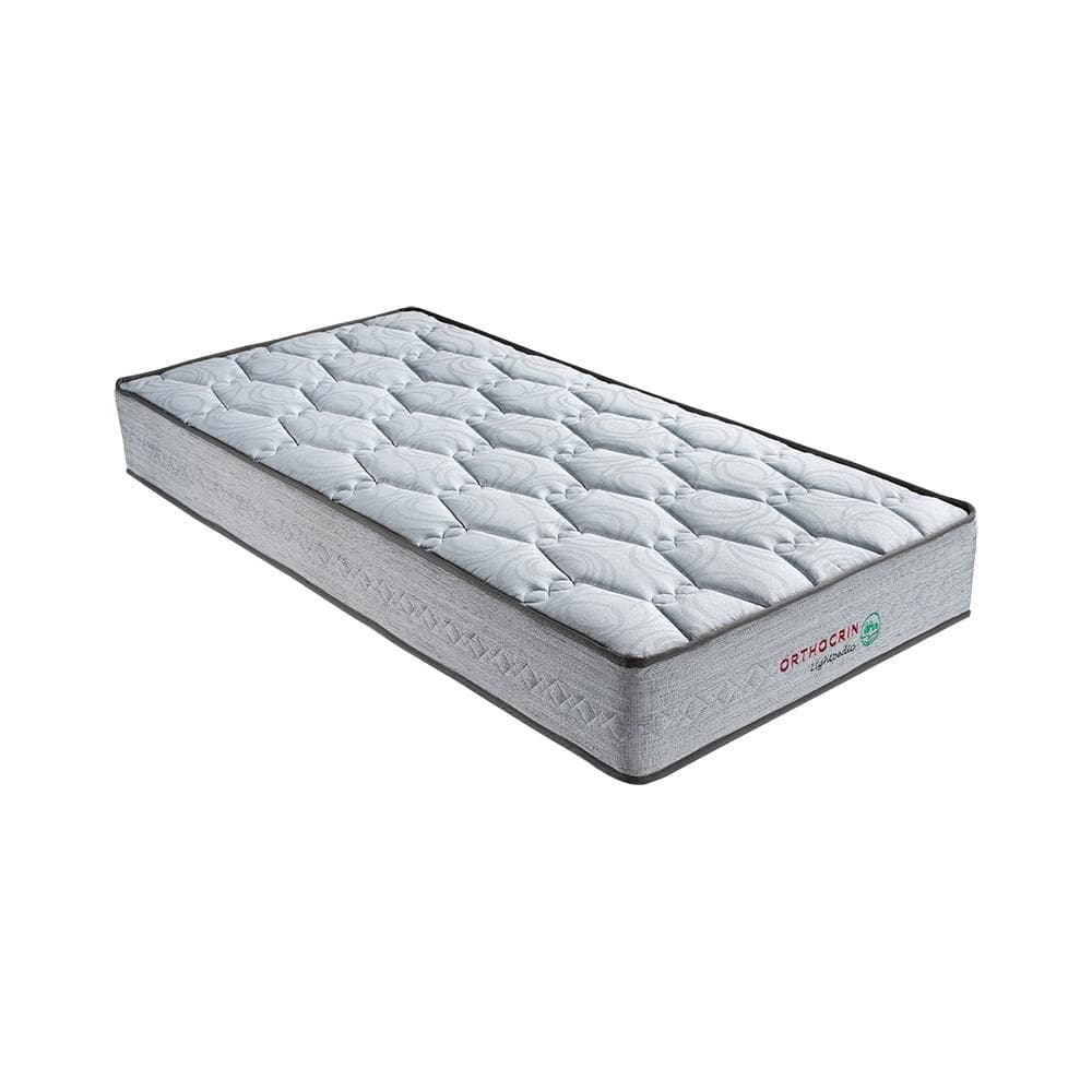 Colchão De Espuma Orthocrin Ortopédico Lightpedic  Solteiro Medida Especial 78X188x25 Espuma Certificada  Conforto Extrafirme