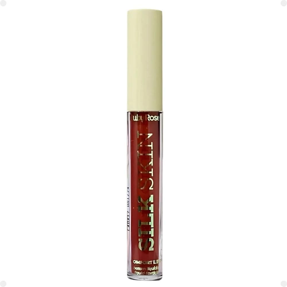 Batom Líquido Ruby Rose Silk Skin Comfort Lips SL03 3,5ml HB-L6201-3