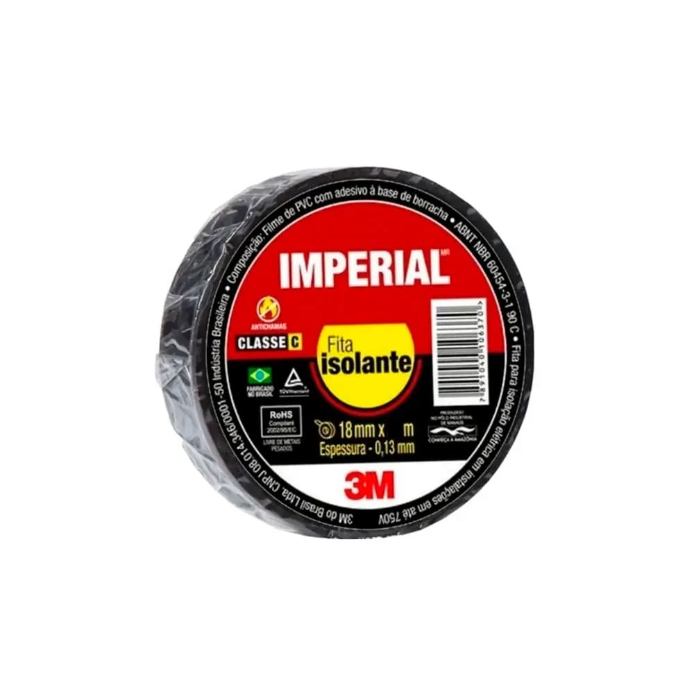 Fita Isolante Imperial 18MM X 20M - 3M