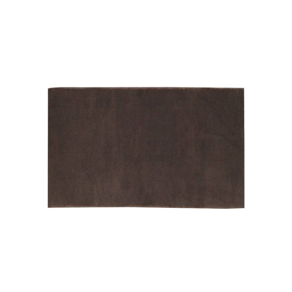 Tapete Geneve Jolitex 50x90cm Pelo Baixo 100% Poliéster - Marrom