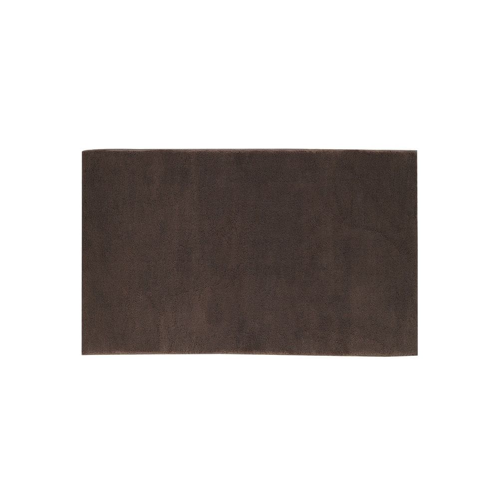 Tapete Geneve Jolitex 100x140cm Pelo Baixo 100% Poliéster - Marrom